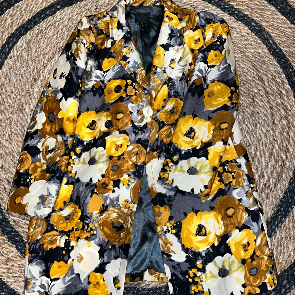 J. Crew Collection Floral coat